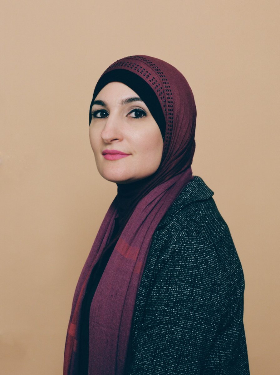 Linda Sarsour portait Blank Meme Template