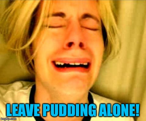 LEAVE PUDDING ALONE! | made w/ Imgflip meme maker