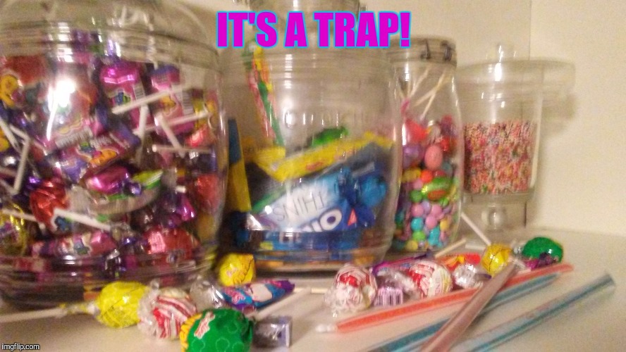 IT'S A TRAP! | image tagged in diabetic kryptonite | made w/ Imgflip meme maker