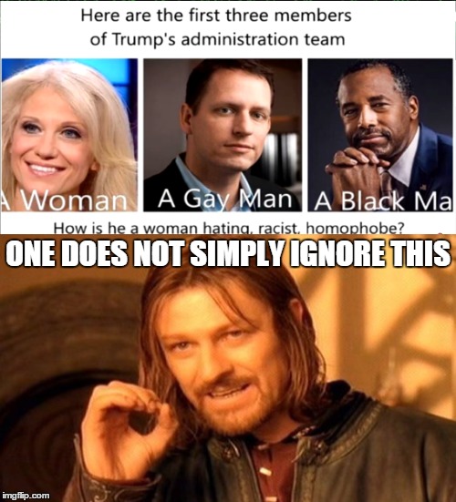 ONE DOES NOT SIMPLY IGNORE THIS | image tagged in one does not simply,trump | made w/ Imgflip meme maker