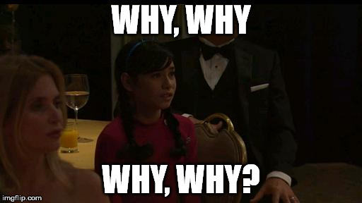 WHY, WHY; WHY, WHY? | image tagged in mournful smackle | made w/ Imgflip meme maker