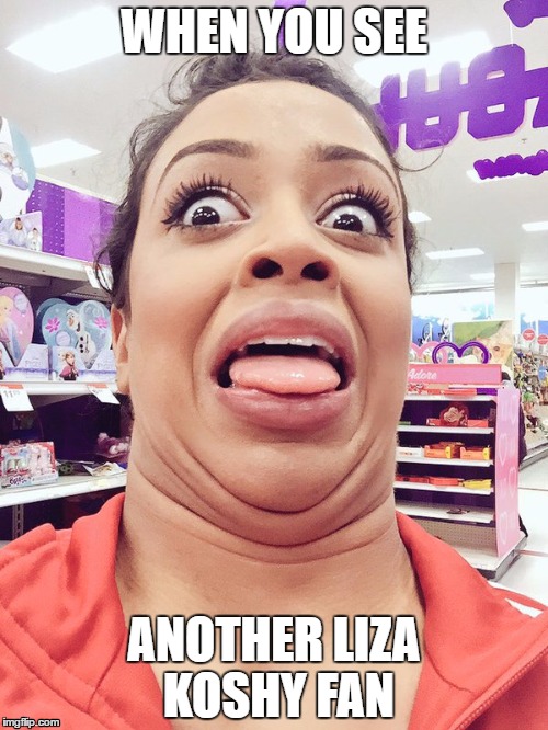 To all Liza fans out there... | WHEN YOU SEE; ANOTHER LIZA KOSHY FAN | image tagged in liza,youtube star,yay | made w/ Imgflip meme maker