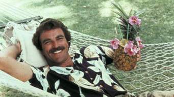 Hawaiian Tom Selleck Blank Meme Template