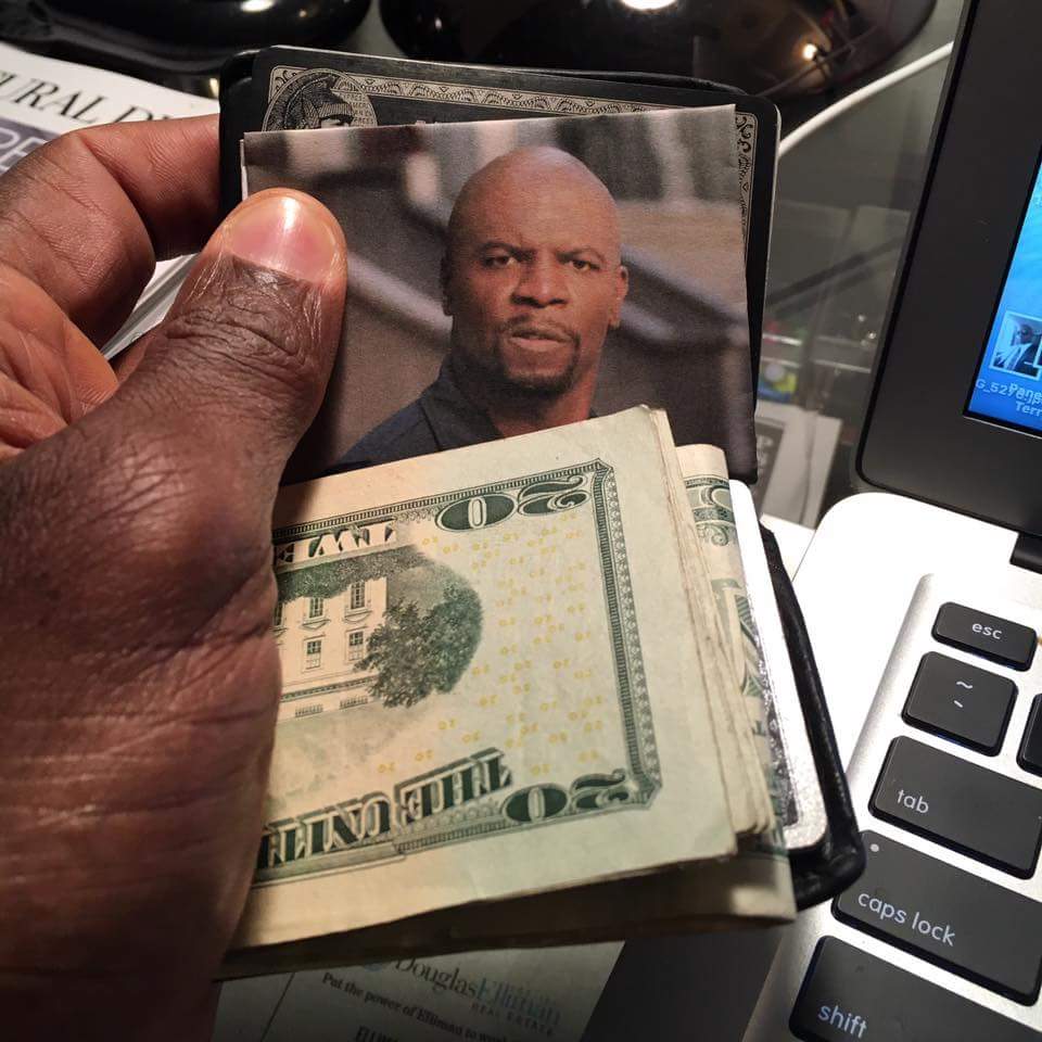 High Quality Terry Crews wallet Blank Meme Template