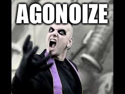 goth | AGONOIZE | image tagged in goth | made w/ Imgflip meme maker