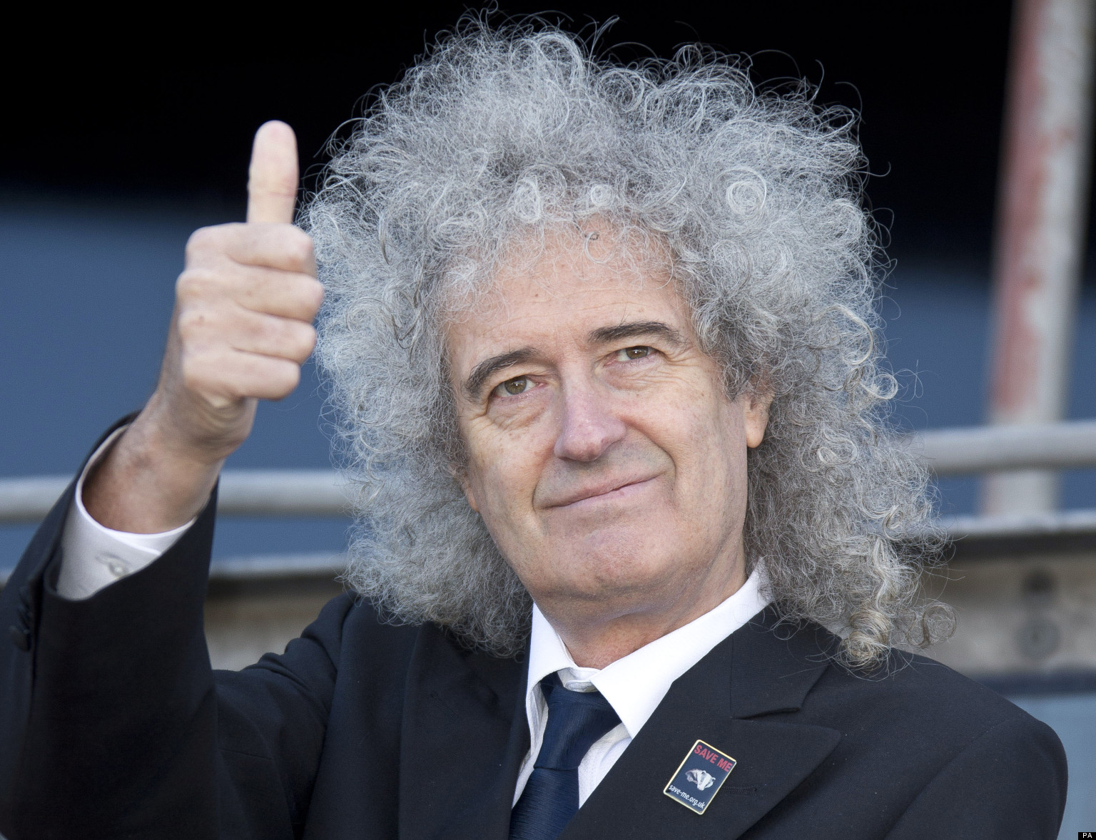 High Quality Brian May Blank Meme Template