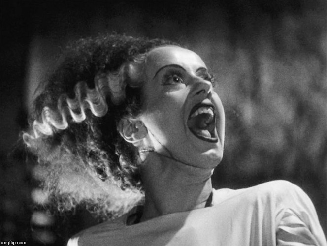 The Bride of Frankenstein | . | image tagged in the bride of frankenstein | made w/ Imgflip meme maker