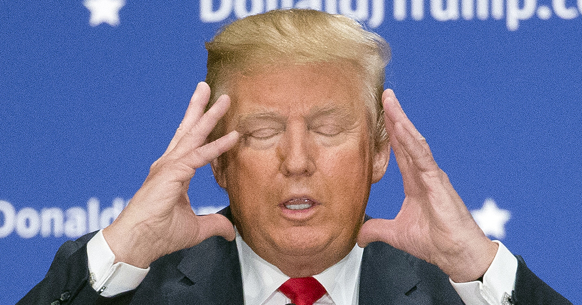 Donald Trump Mind Blank Meme Template