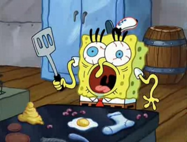 High Quality stressed out spongebob Blank Meme Template