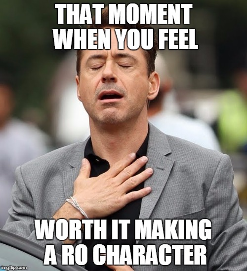 THAT MOMENT WHEN YOU FEEL; WORTH IT MAKING A RO CHARACTER | made w/ Imgflip meme maker