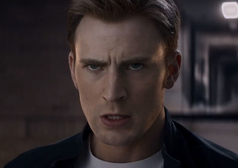 Captain America Intense Face Blank Meme Template