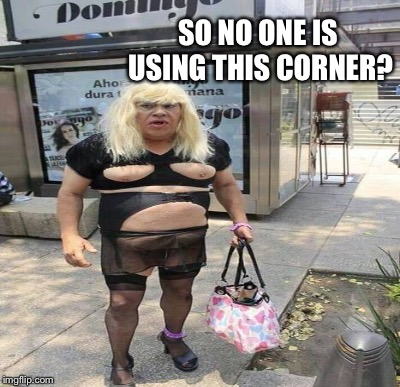 SO NO ONE IS USING THIS CORNER? | made w/ Imgflip meme maker