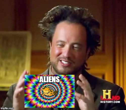 Ancient Aliens | ALIENS | image tagged in memes,ancient aliens | made w/ Imgflip meme maker
