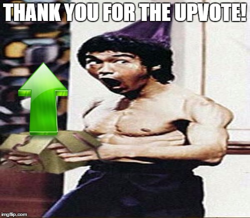 THANK YOU FOR THE UPVOTE! | made w/ Imgflip meme maker