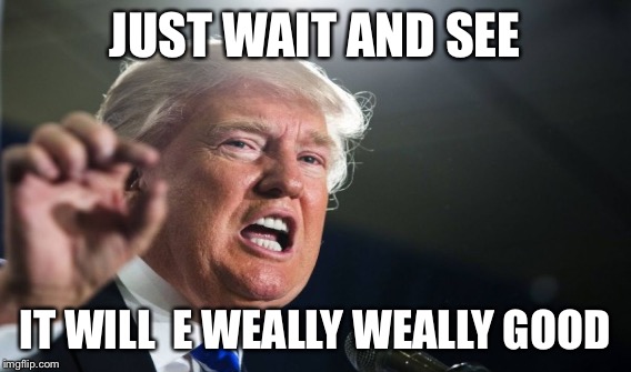 JUST WAIT AND SEE IT WILL  E WEALLY WEALLY GOOD | made w/ Imgflip meme maker