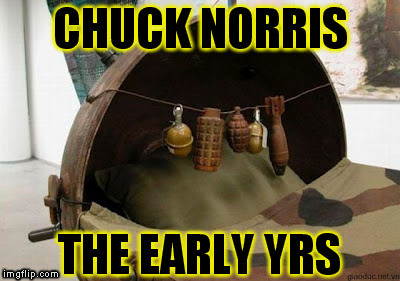 chuck the early yrs | image tagged in baby chuck norris | made w/ Imgflip meme maker