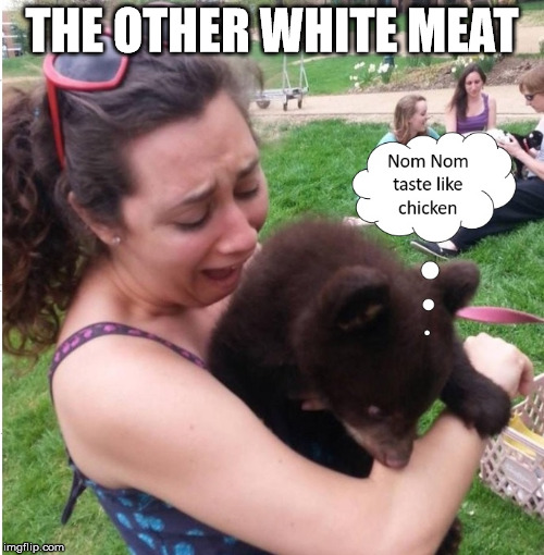 The Other White Meat | THE OTHER WHITE MEAT | image tagged in the other white meat,nom nom nom,chick-fil-a,yummy,fantastic beasts and where to find them | made w/ Imgflip meme maker