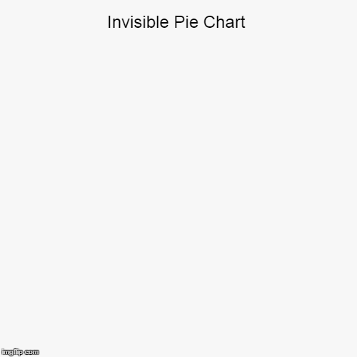 Invisible Pie Chart | image tagged in funny,pie charts,invisible | made w/ Imgflip chart maker