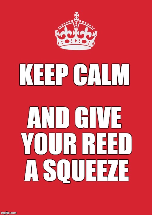 Keep Calm And Carry On Red | AND GIVE YOUR REED A SQUEEZE; KEEP CALM | image tagged in memes,keep calm and carry on red | made w/ Imgflip meme maker