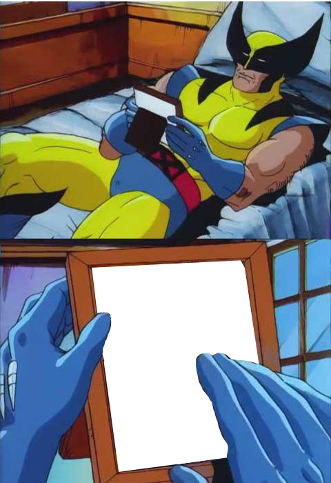 High Quality wolverine crush meme Blank Meme Template