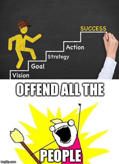 PEOPLE OFFEND ALL THE | made w/ Imgflip meme maker