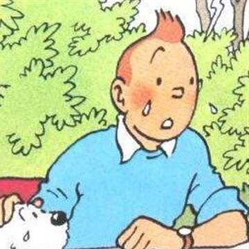 High Quality Tintin crying Blank Meme Template
