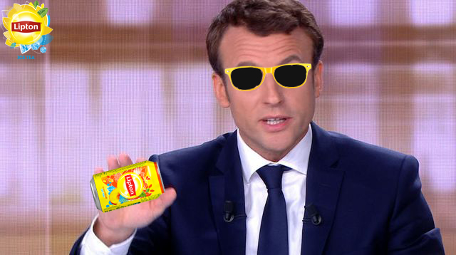 macron lipton Blank Meme Template