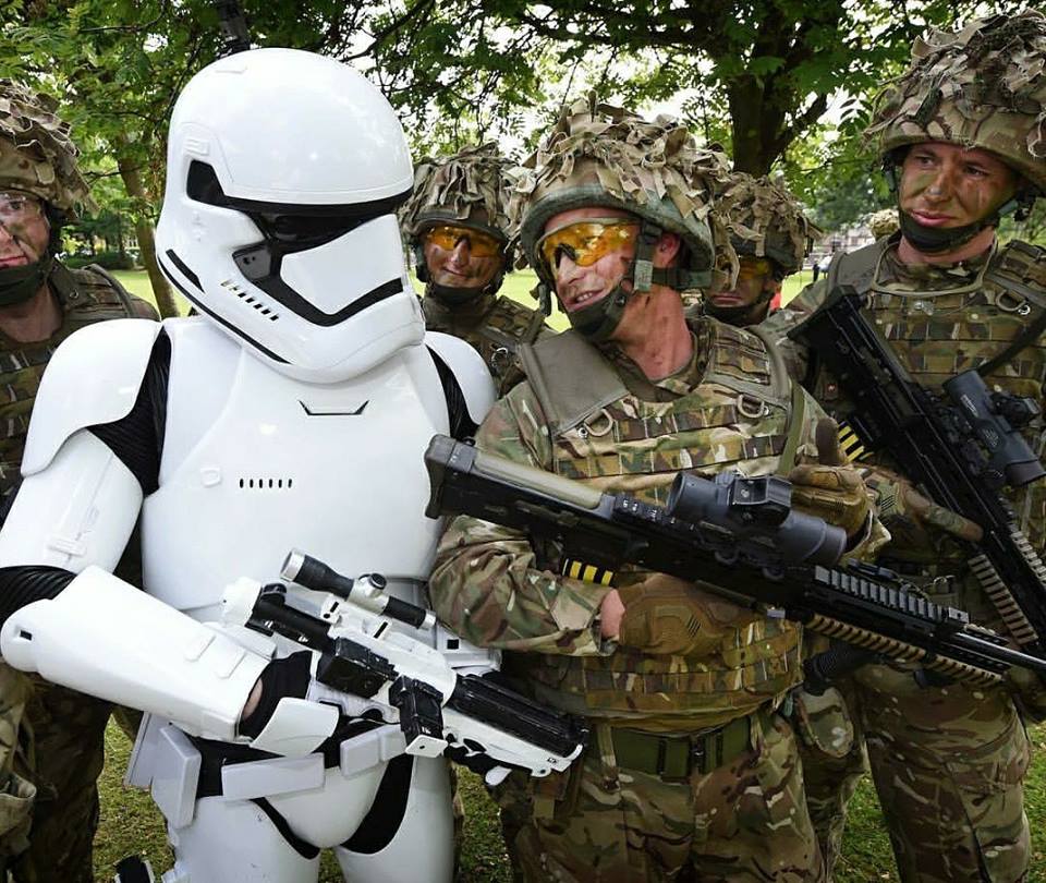 High Quality star wars trooper soldier Blank Meme Template