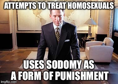 Cult Leader David Miscavige | ATTEMPTS TO TREAT HOMOSEXUALS; USES SODOMY AS A FORM OF PUNISHMENT | image tagged in cult leader david miscavige | made w/ Imgflip meme maker