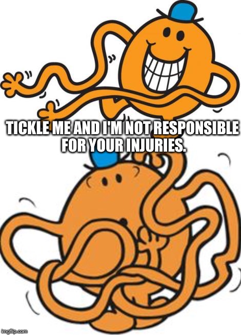 I hate tickles | TICKLE ME AND I'M NOT RESPONSIBLE FOR YOUR INJURIES. | image tagged in funny,mrtickle | made w/ Imgflip meme maker
