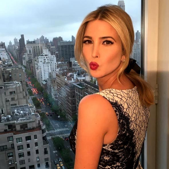 Ivanka Trump Kissy Blank Meme Template