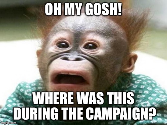 OH MY GOSH! WHERE WAS THIS DURING THE CAMPAIGN? | made w/ Imgflip meme maker