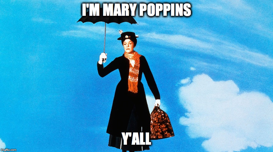 I'M MARY POPPINS; Y'ALL | image tagged in i'm mary poppins y'all | made w/ Imgflip meme maker