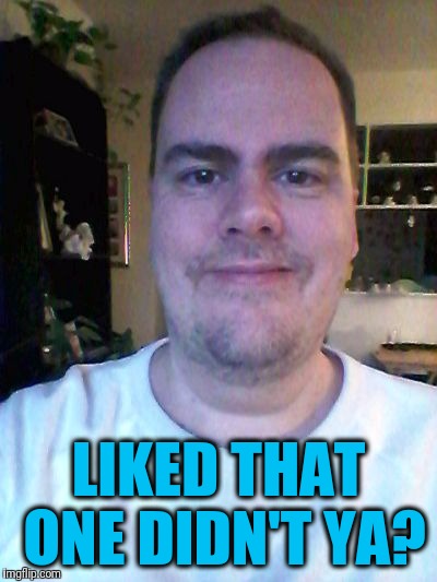 smile | LIKED THAT ONE DIDN'T YA? | image tagged in smile | made w/ Imgflip meme maker
