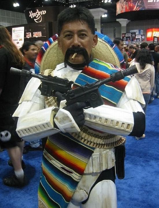 High Quality Mexican Stormtrooper Blank Meme Template