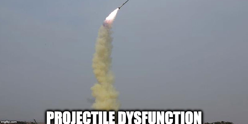 PROJECTILE DYSFUNCTION | image tagged in kim jung un | made w/ Imgflip meme maker
