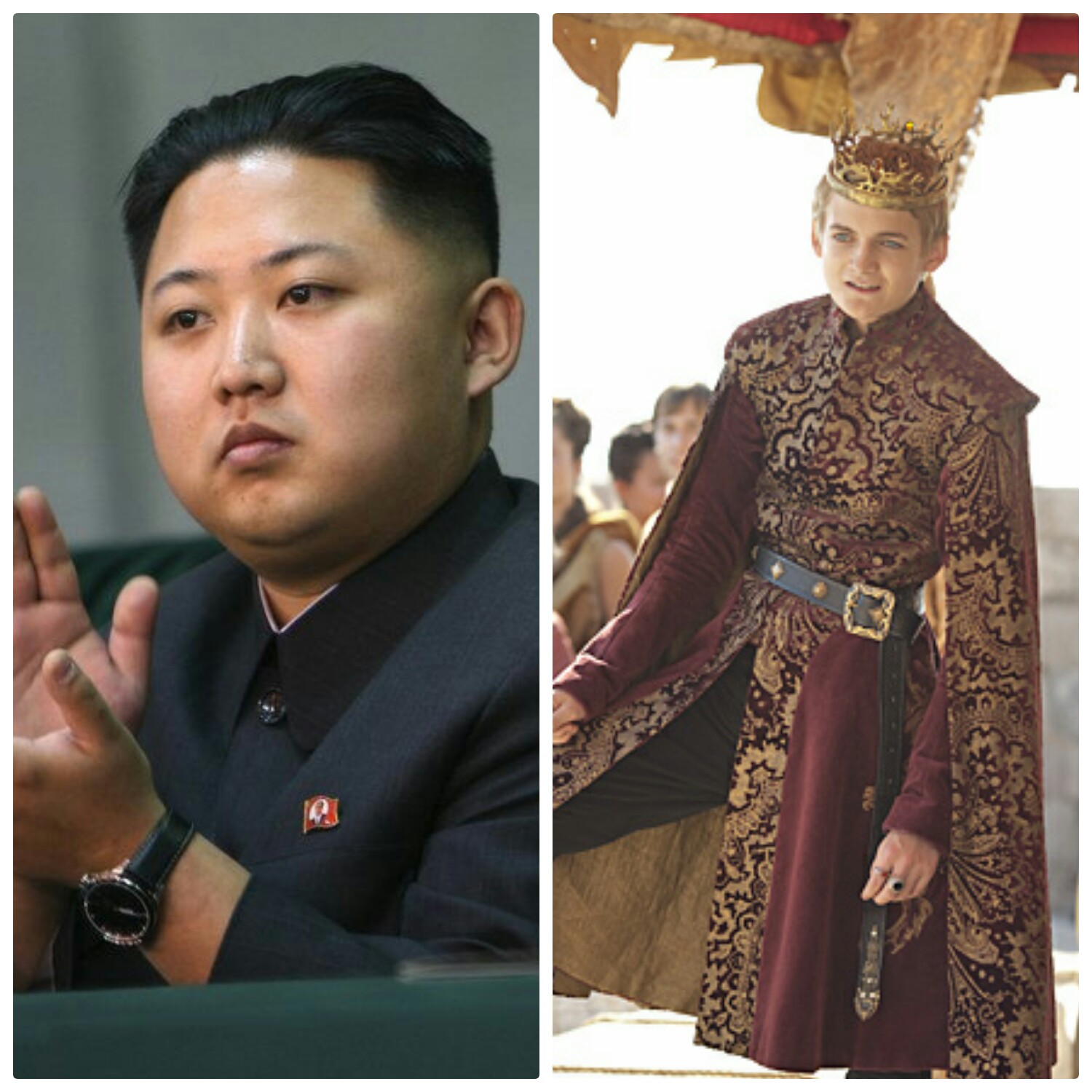 High Quality Kim Jong Un Joffrey Blank Meme Template