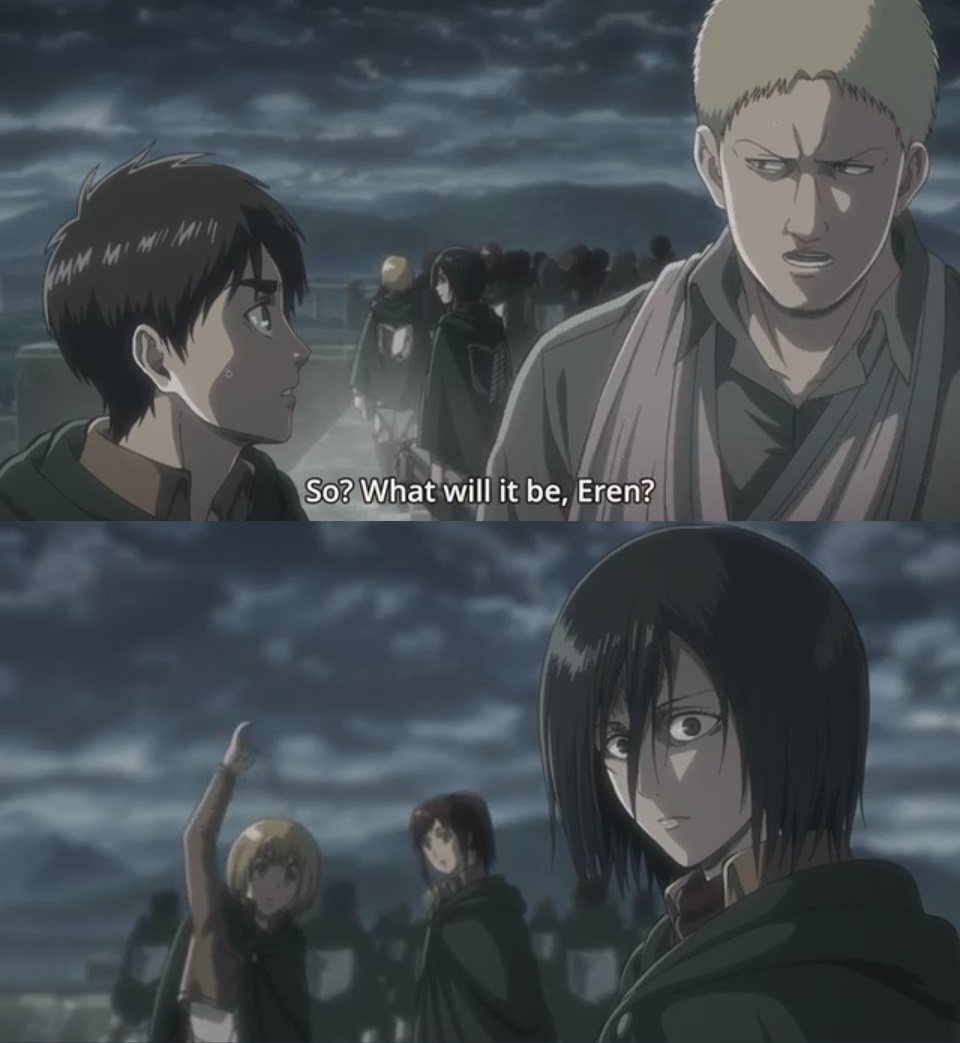 SNK tense moment Blank Meme Template