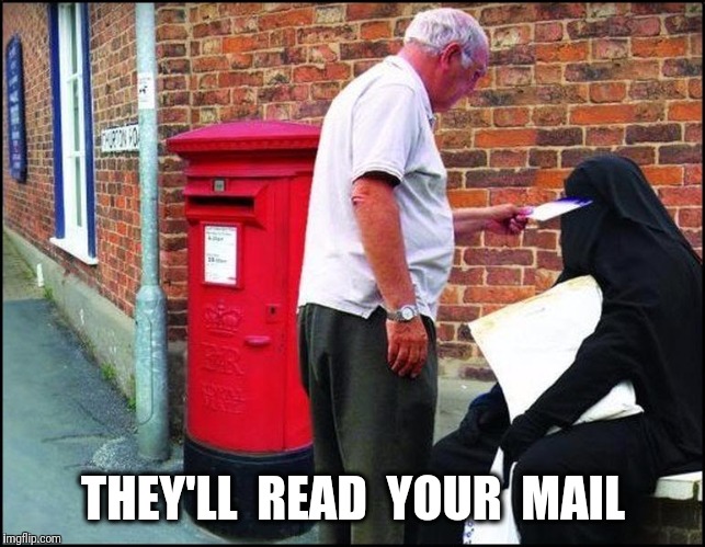 THEY'LL  READ  YOUR  MAIL | made w/ Imgflip meme maker