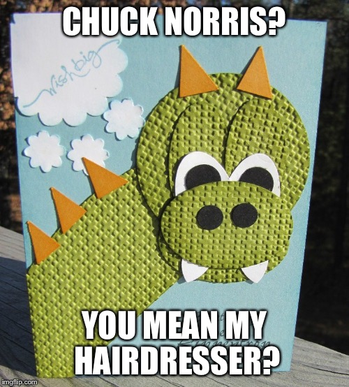 CHUCK NORRIS? YOU MEAN MY HAIRDRESSER? | made w/ Imgflip meme maker