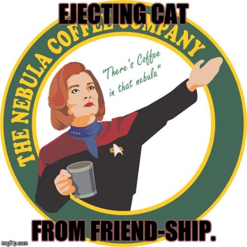 EJECTING CAT FROM FRIEND-SHIP. | made w/ Imgflip meme maker