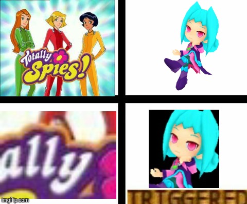 When you have no doubt with Ally and Rafisol from Puyo Puyo Chronicle... | image tagged in triggered template,triggered,puyo puyo,sega | made w/ Imgflip meme maker