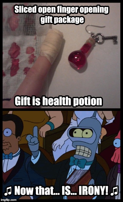 image tagged in irony | made w/ Imgflip meme maker
