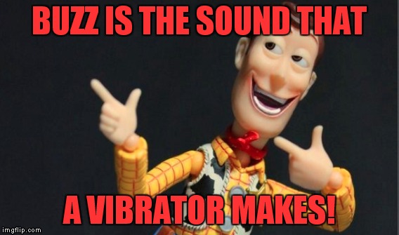 BUZZ IS THE SOUND THAT A VIBRATOR MAKES! | made w/ Imgflip meme maker