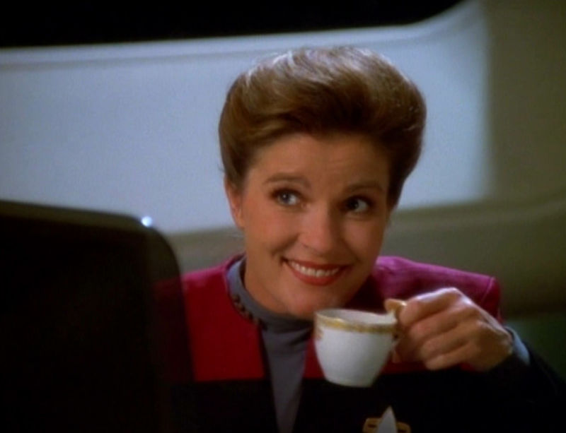 Janeway Awkward Topic Blank Meme Template