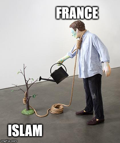 FRANCE; ISLAM | image tagged in nuture | made w/ Imgflip meme maker