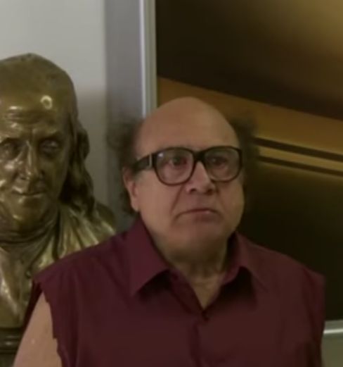 High Quality Stoned Danny Devito Blank Meme Template