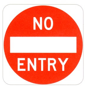 No Entry Blank Meme Template