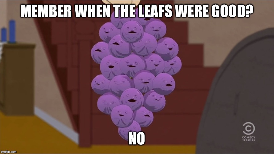 Member Berries Meme | MEMBER WHEN THE LEAFS WERE GOOD? NO | image tagged in memes,member berries | made w/ Imgflip meme maker