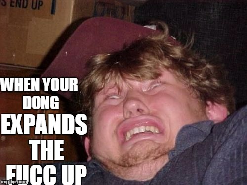 when ur dong EXPANDS THE FUCC UP | WHEN YOUR DONG; EXPANDS THE FUCC UP | image tagged in memes,wtf | made w/ Imgflip meme maker